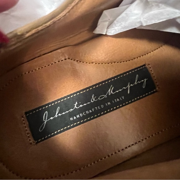 Johnston & Murphy Brown Suede Wingtip Oxfords Men’s 11 Preppy Classic main image 5